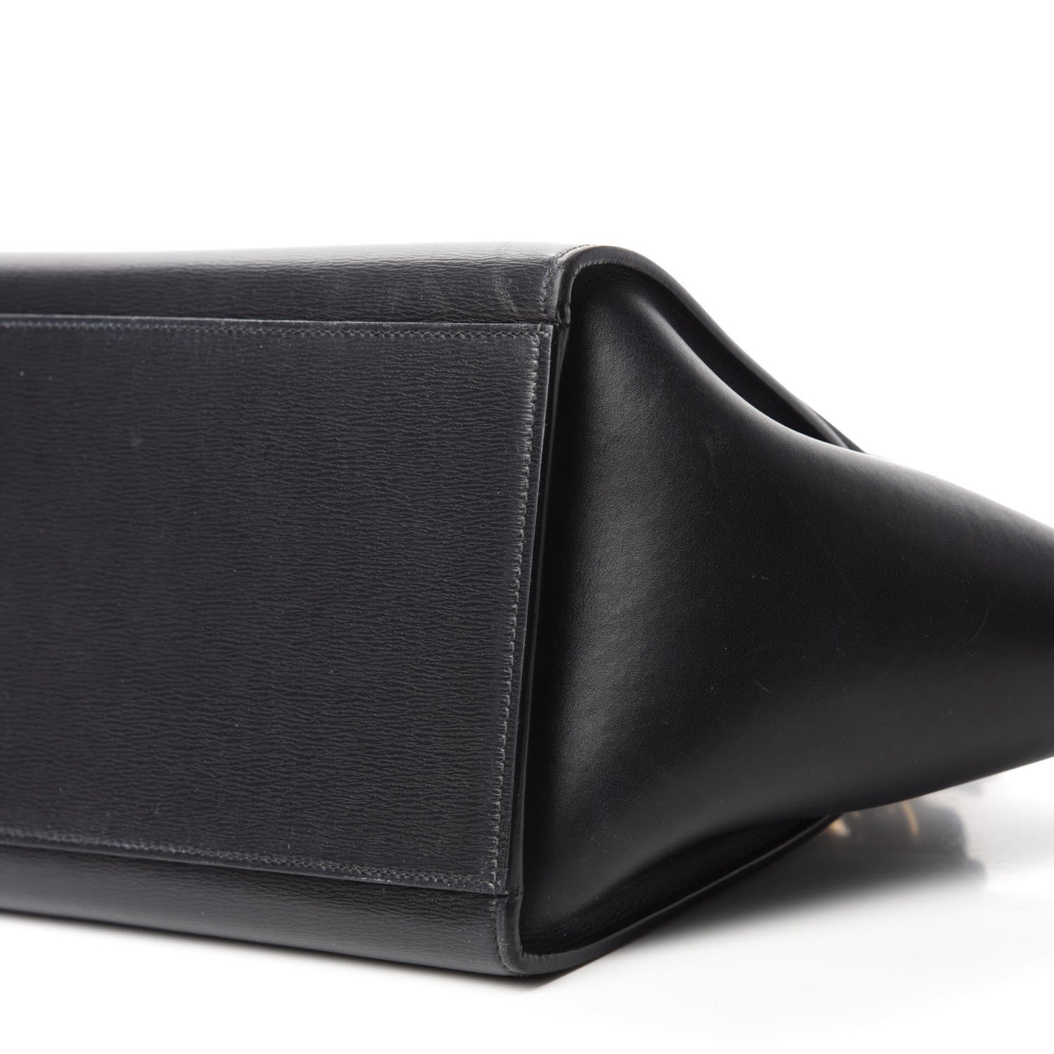 Celine Liege Calfskin Small Trapeze Black 7 of 9