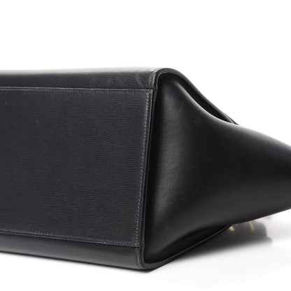 Celine Liege Calfskin Small Trapeze Black 7 of 9