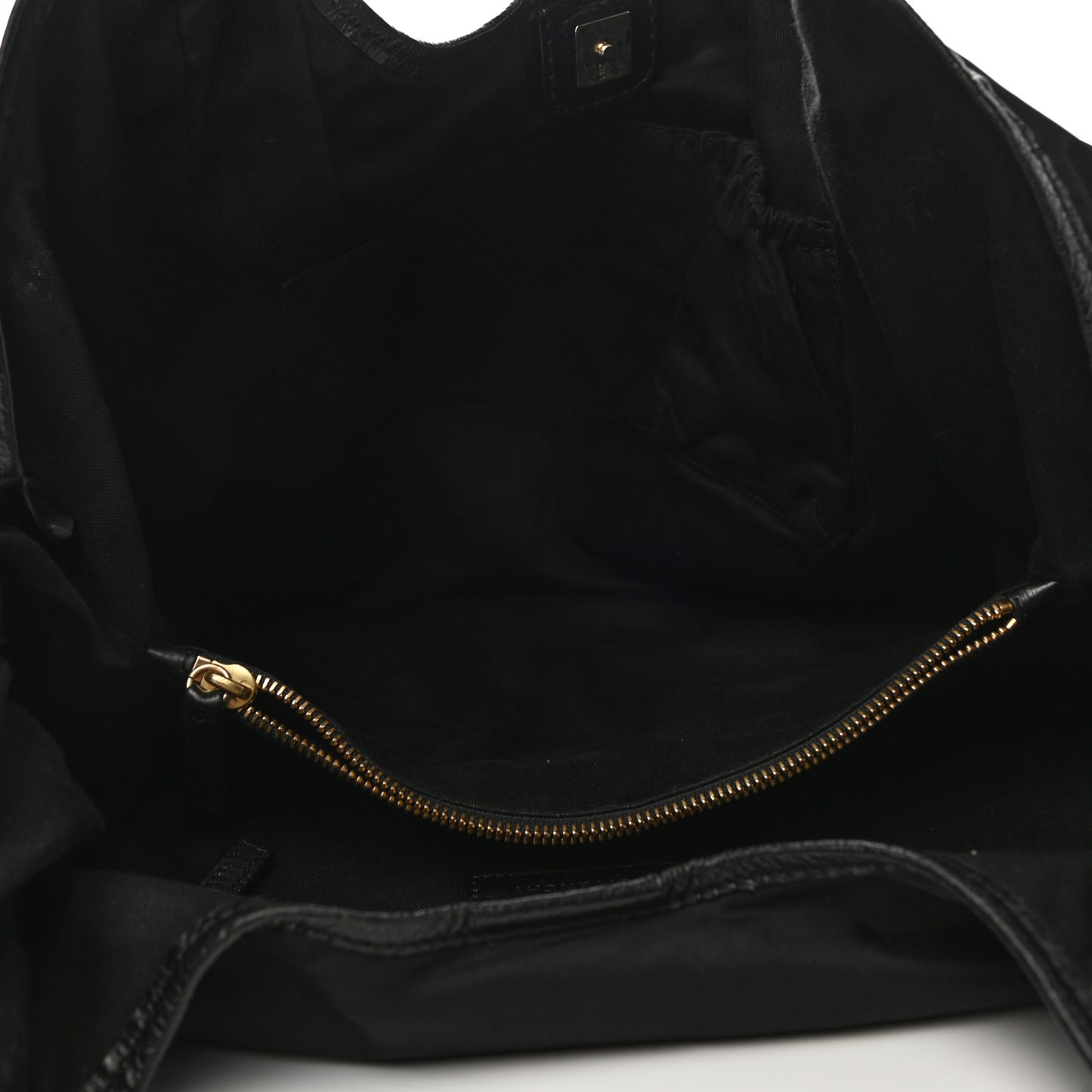 Nylon Studded Shoulder Bag Black