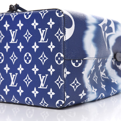 Louis Vuitton Monogram Escale Neonoe MM Blue 9 of 10