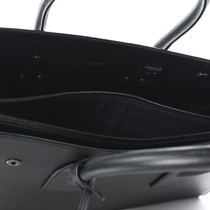 Saint Laurent Grained Calfskin Large Sac De Jour Carryall Black 4 of 5