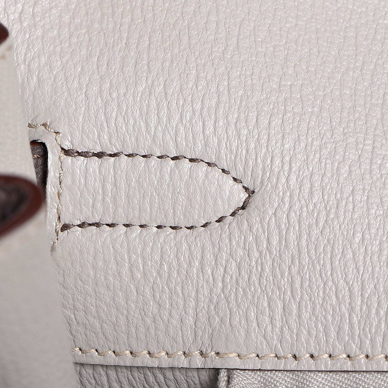 Hermes Togo Horeshoe Birkin 35 Etain Gris Perle 26 of 37