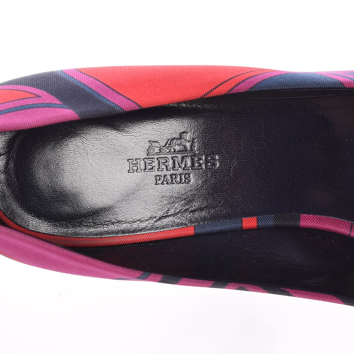 Hermes Silk Les Coupes Kloe 100 Pumps 39.5 8 of 14