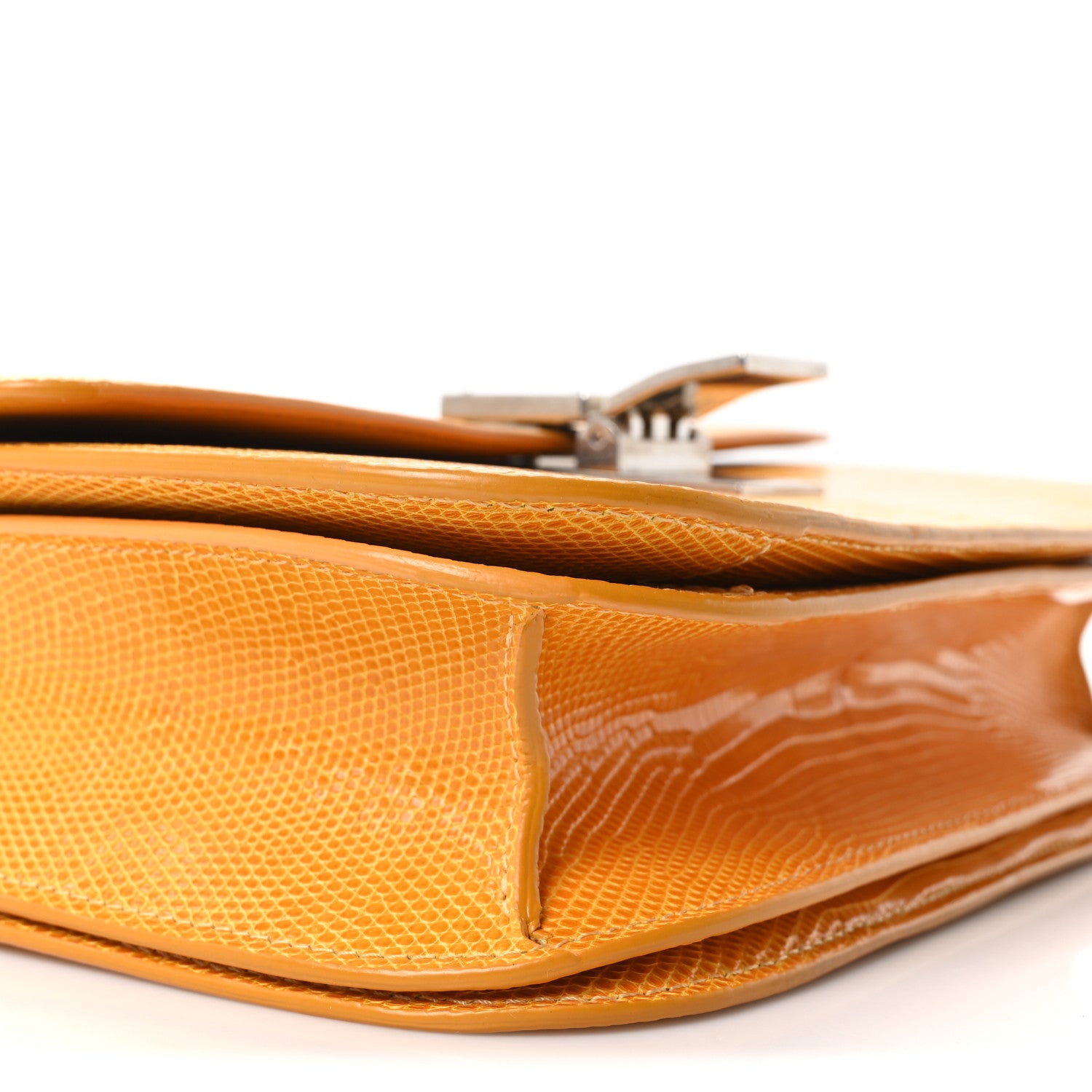 Celine Lizard Medium Classic Box Flap Bag Imperial 8 of 9