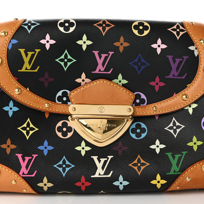 Louis Vuitton Monogram Multicolor Beverly MM Black 7 of 16