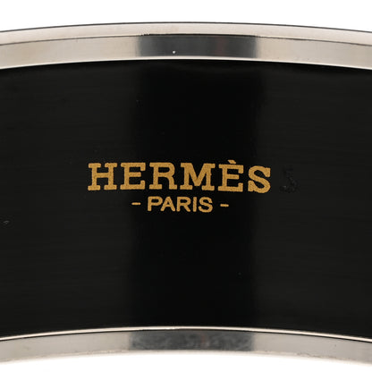 Hermes Enamel Printed Wide Cavalcadour Bracelet 70 4 of 5