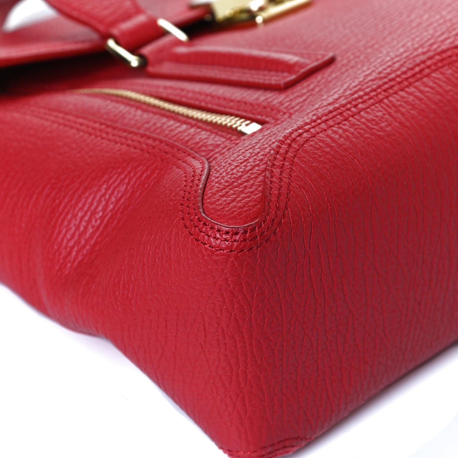3.1 Phillip Lim Textured Calfskin Medium Pashli Satchel Red 11 of 16