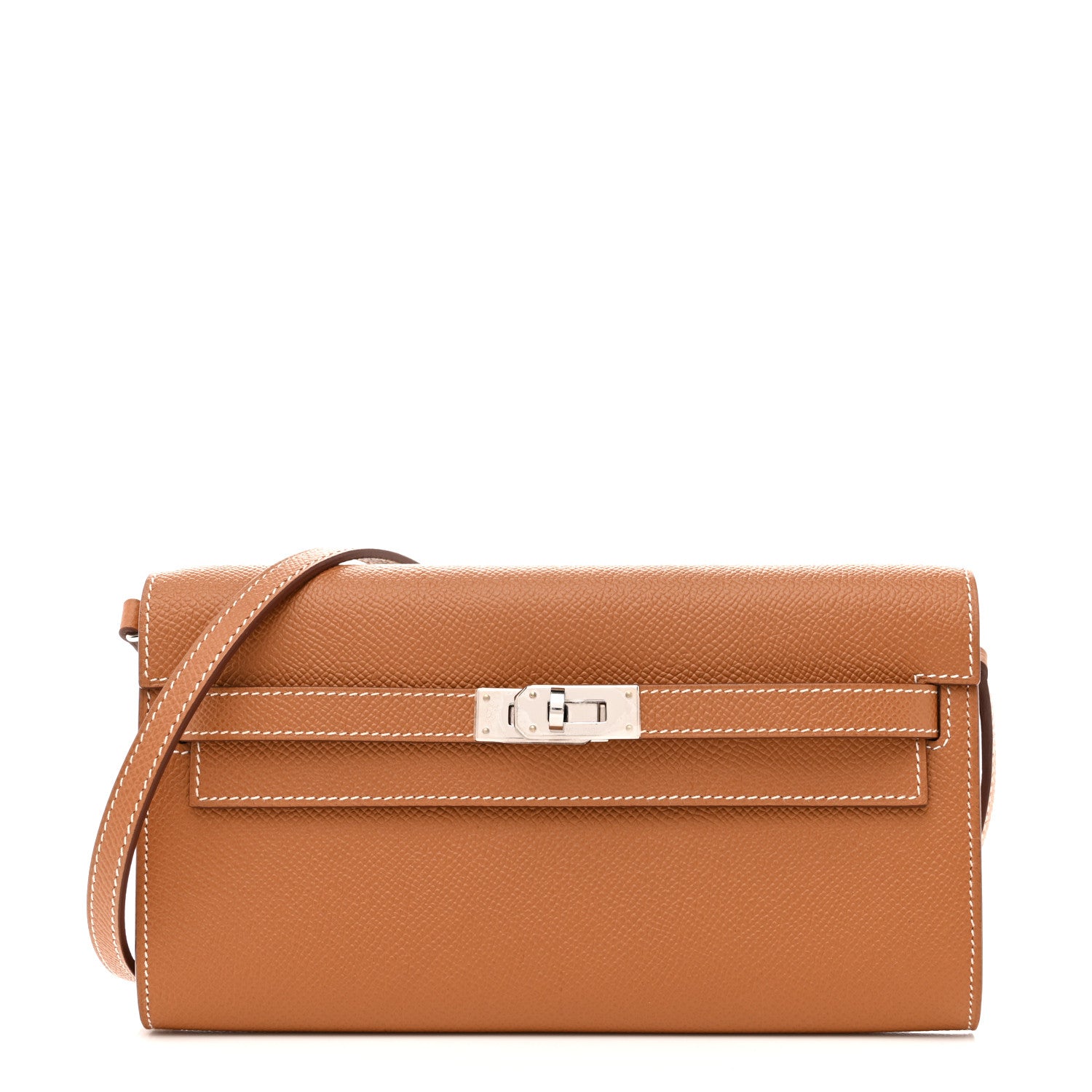 Hermes Epsom Kelly Wallet To Go Gold 1 of 11