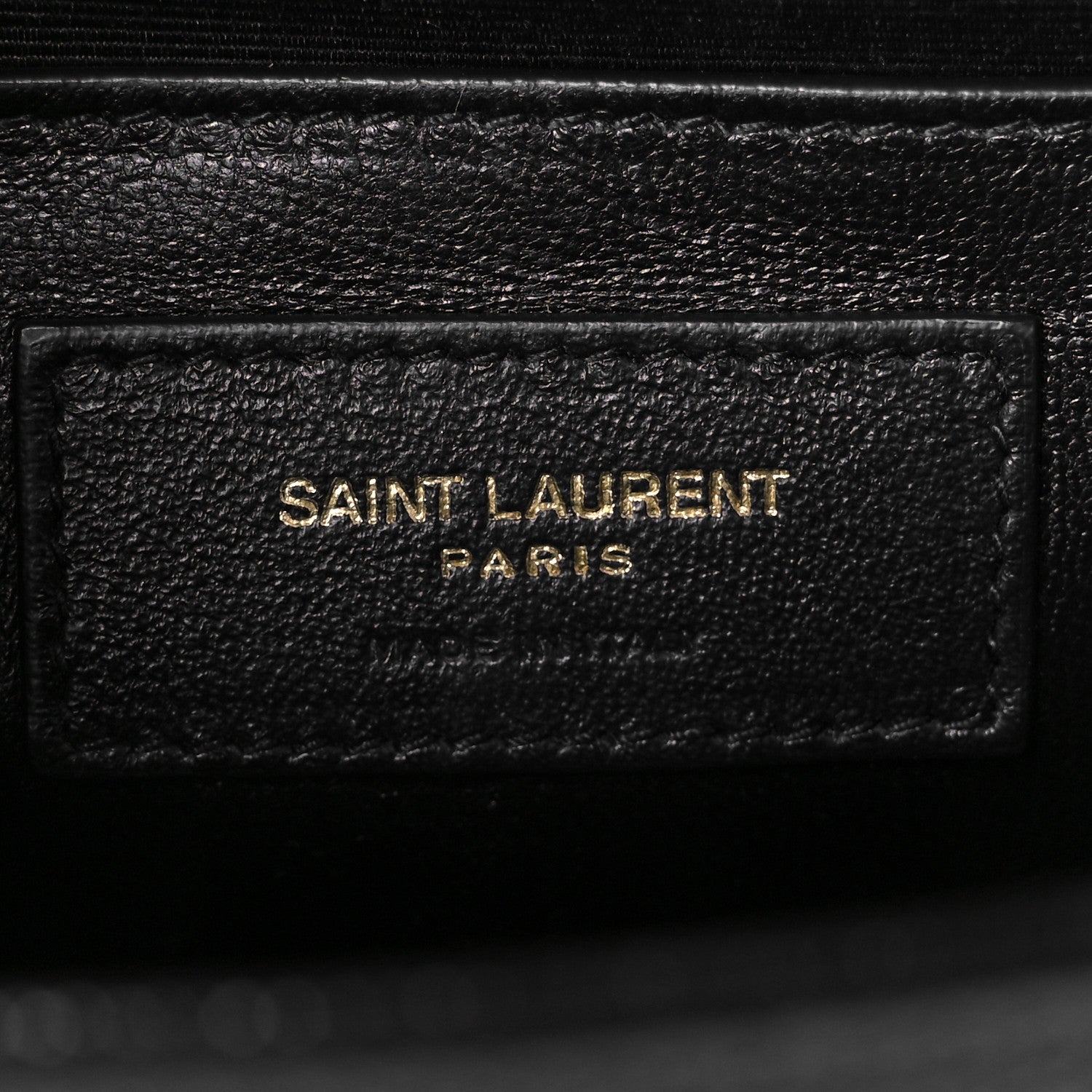 Saint Laurent Grain De Poudre Small Monogram Kate Satchel Black 7 of 11