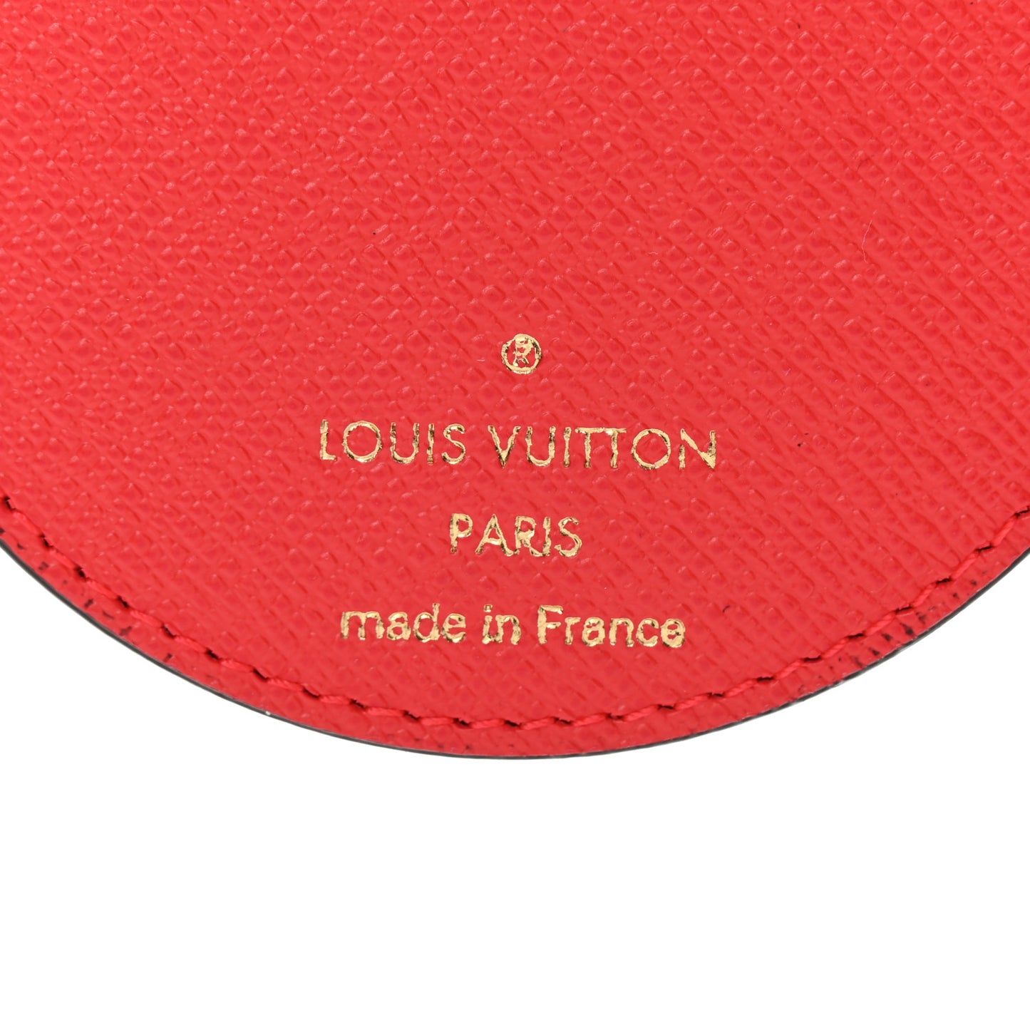 Monogram 2021 Christmas Animation London Bag Charm Key Ring Red