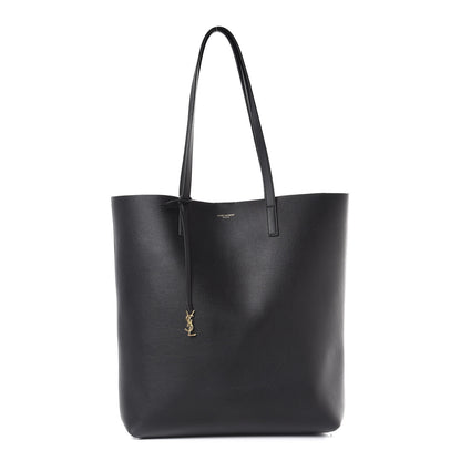 Saint Laurent Calfskin Medium Shopping Tote Black 1 of 17