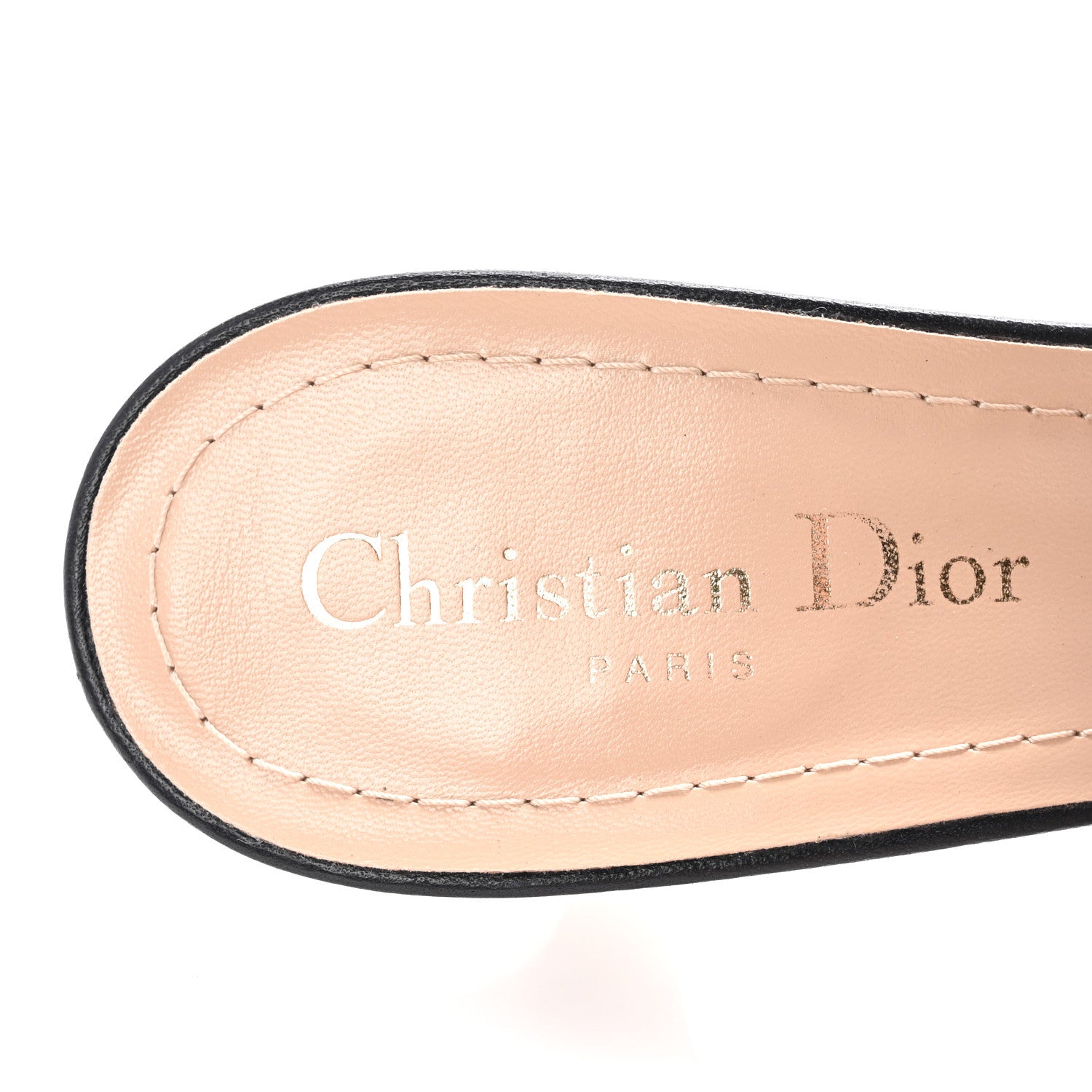 Christian Dior Toile de Jouy Ribbon Embroidered J'Adior Slingback 65mm Pumps 38 Blue Off White 8 of 9