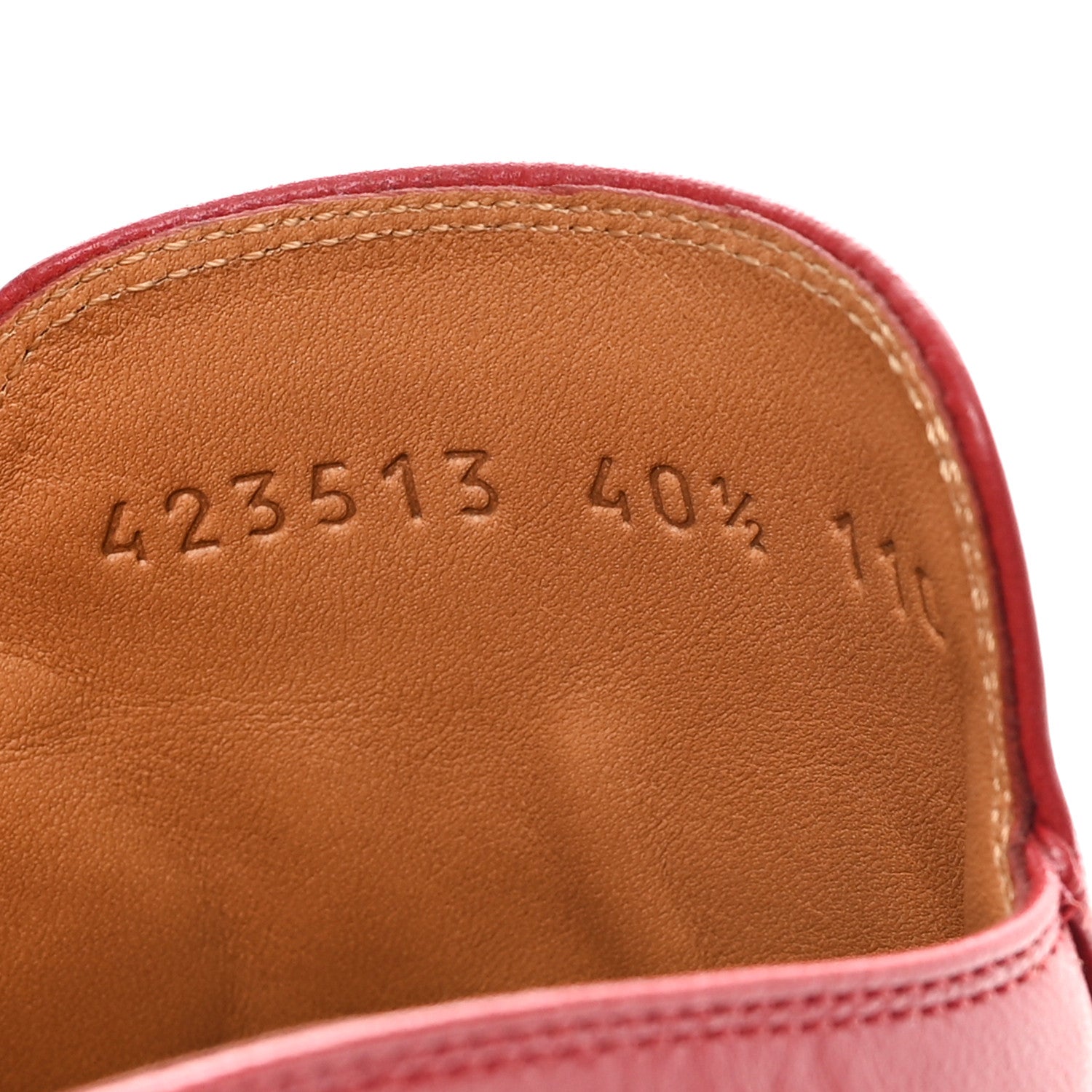 Gucci Malaga Kid Womens Princetown Slippers 40.5 Hibiscus Red 9 of 10