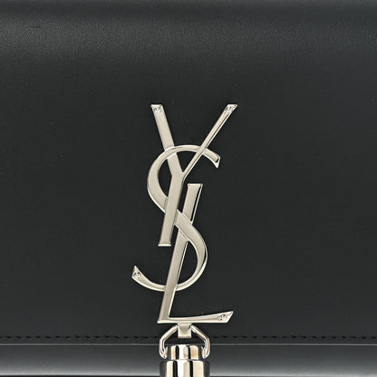 Saint Laurent Calfskin Classic Monogram Tassel Clutch Black 8 of 10