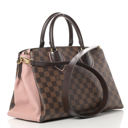 Louis Vuitton Cuir Taurillon Damier Ebene Normandy Magnolia 3 of 13