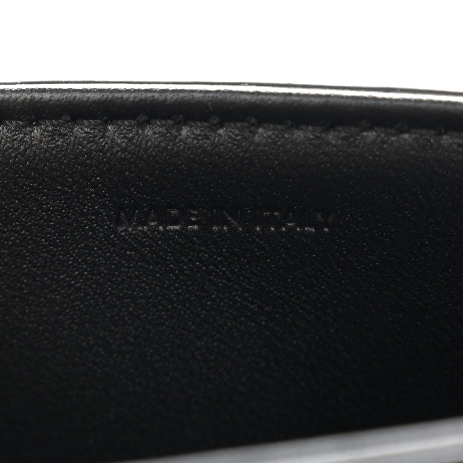 Celine Shiny Calfskin Teen Triomphe Black 7 of 10