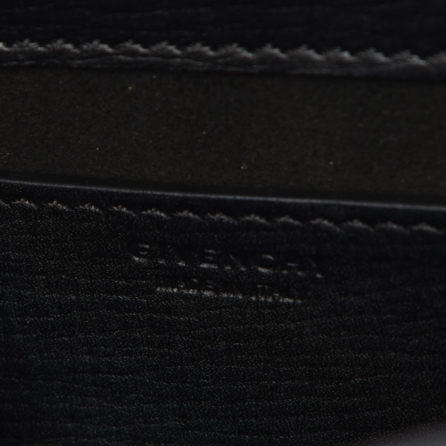 Givenchy Textured Calfskin Pandora Box Clutch Black 6 of 6
