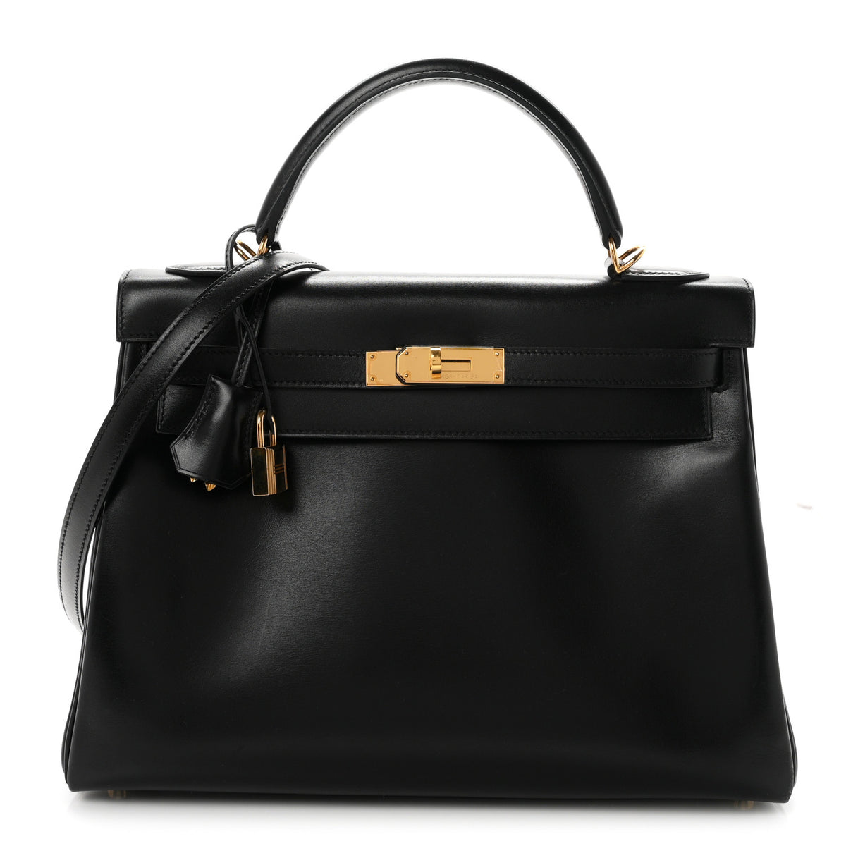 Hermes Box Kelly Retourne 32 Black 1 of 11