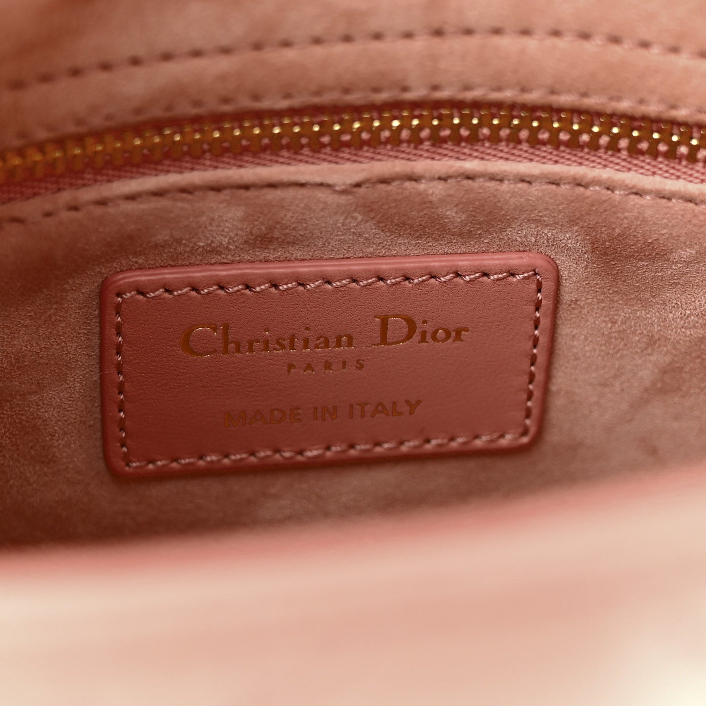 Lambskin Cannage Small My ABCDior Lady Dior Blush