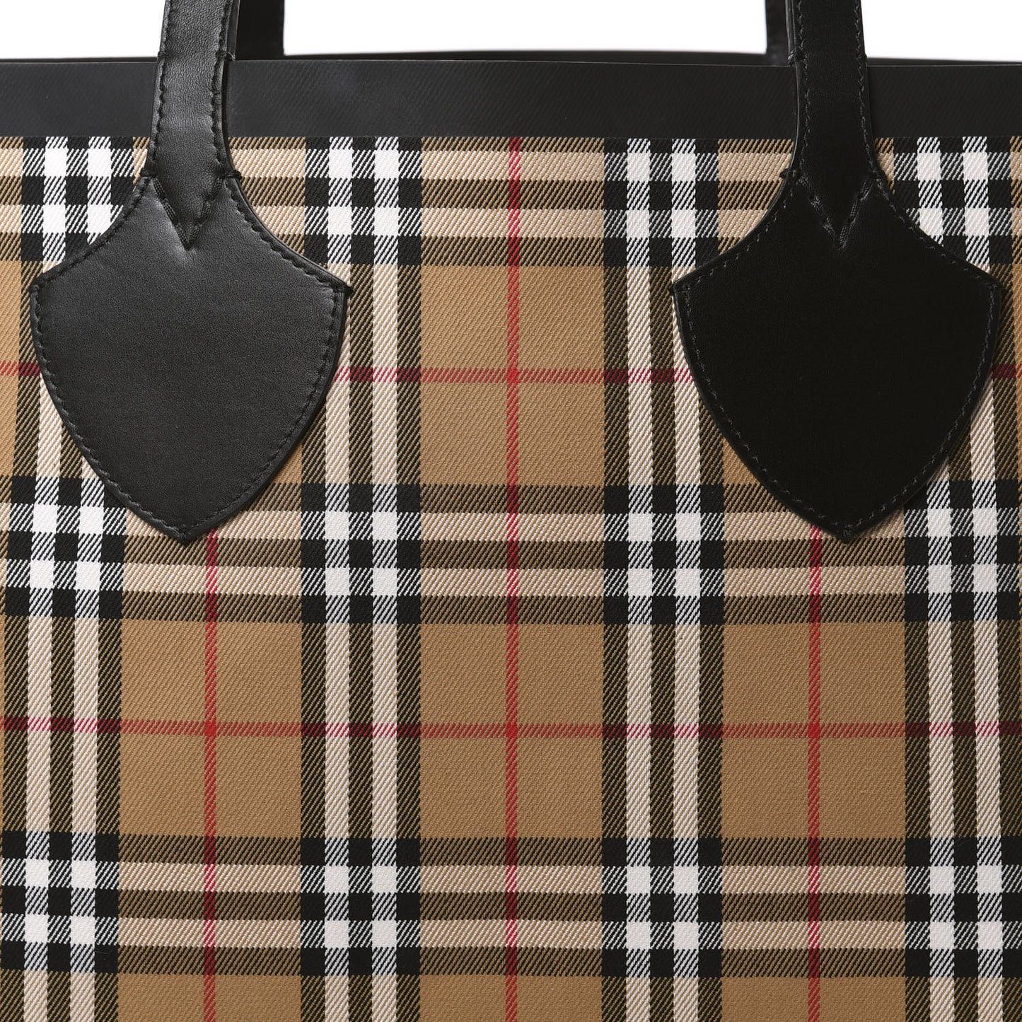 Vintage Check Medium The Giant Reversible Tote Antique Yellow Bright Red