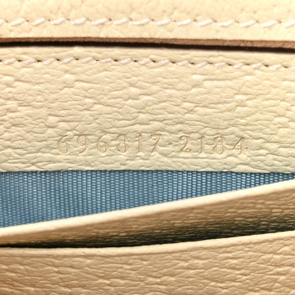 Gucci Polished Raffia Textured Dollar Calfskin Houndstooth Mini Diana Chain Bag Natural Light Blue Mystic White 7 of 11