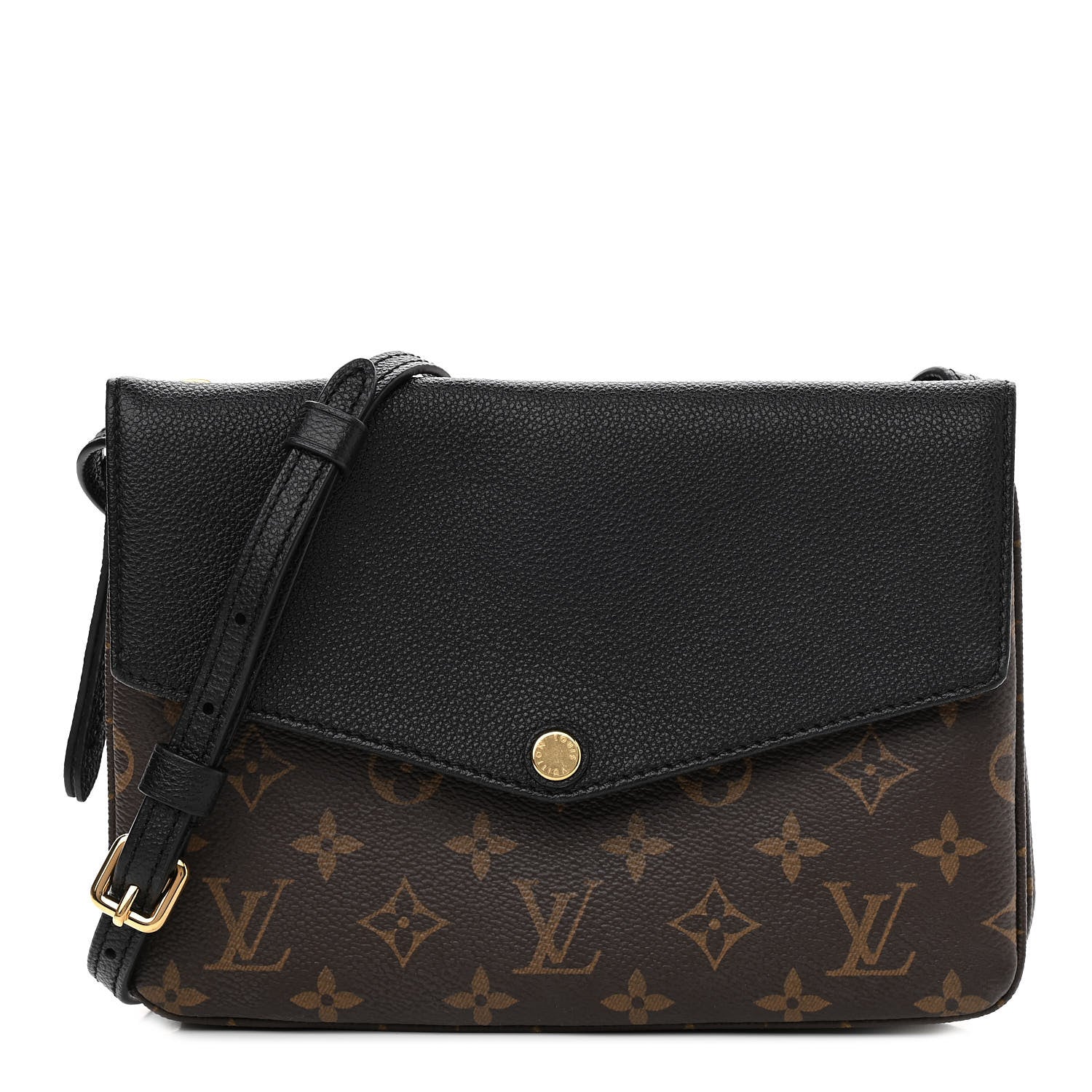 Louis Vuitton Monogram Twice Pochette Black 1 of 12