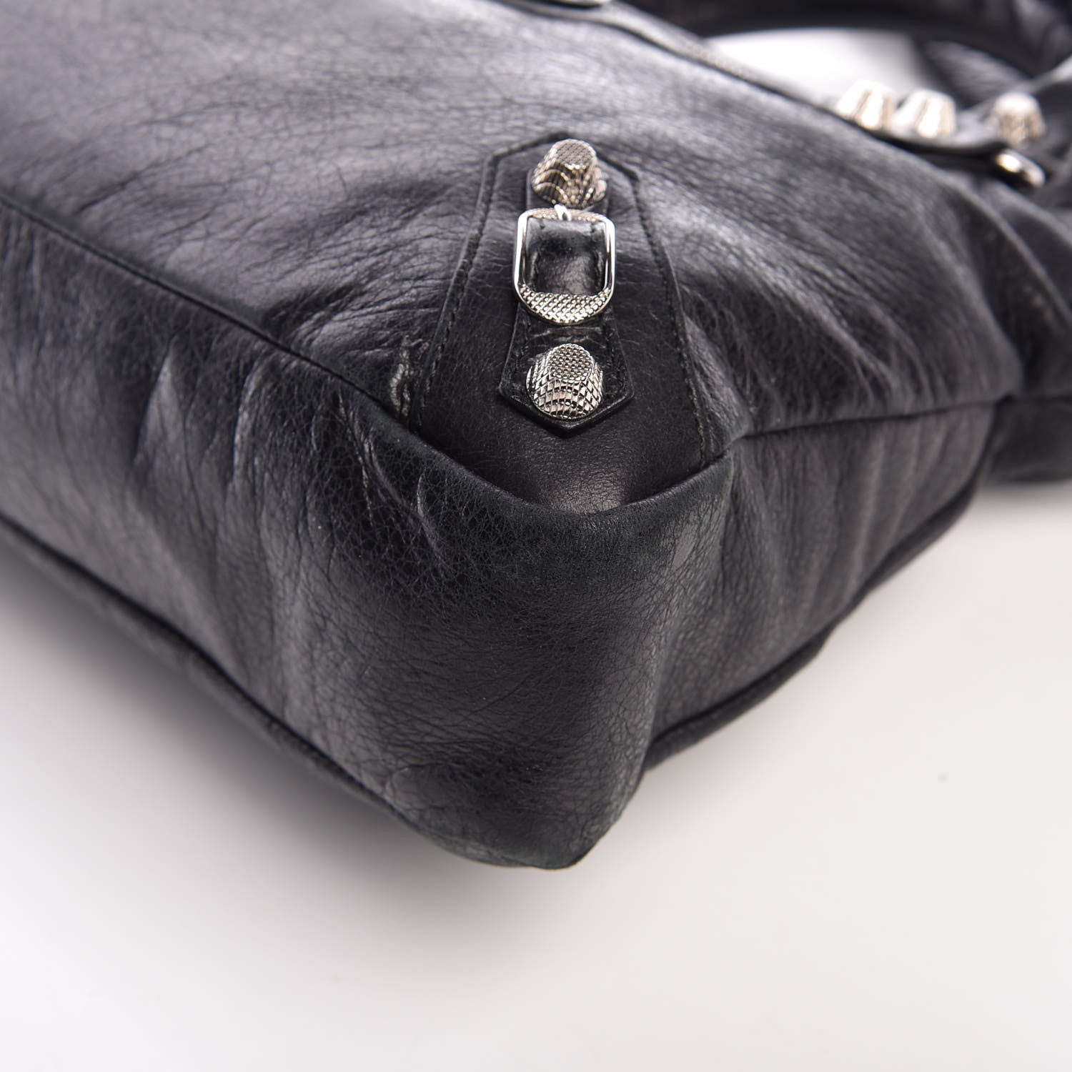 Balenciaga Agneau Giant 12 Silver Hardware Town Black 10 of 13