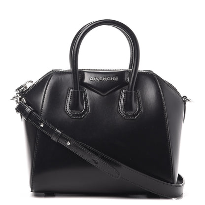 Givenchy Shiny Lord Calfskin Mini Antigona Black 1 of 7