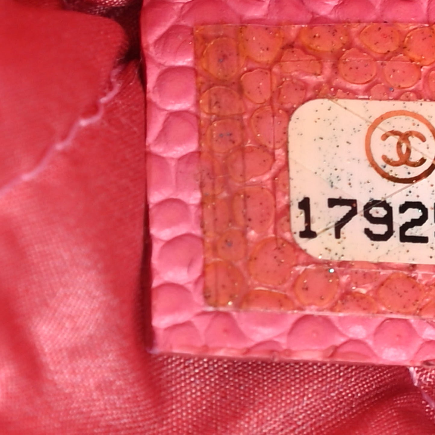 Caviar Quilted Cosmetic Pouch Pink