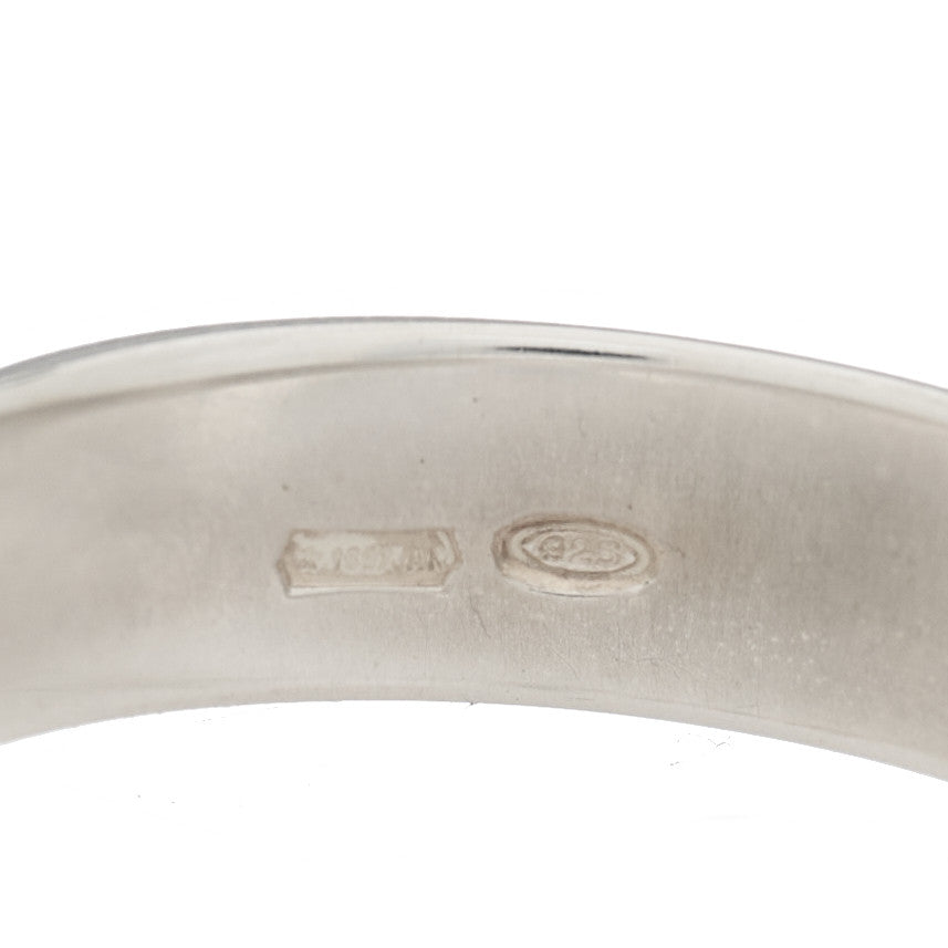 Sterling Silver Signature Band Ring 55 7.25