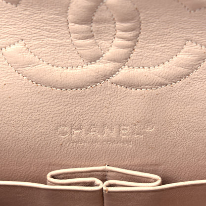 Chanel Tweed Medium Double Flap Black Pink 6 of 9