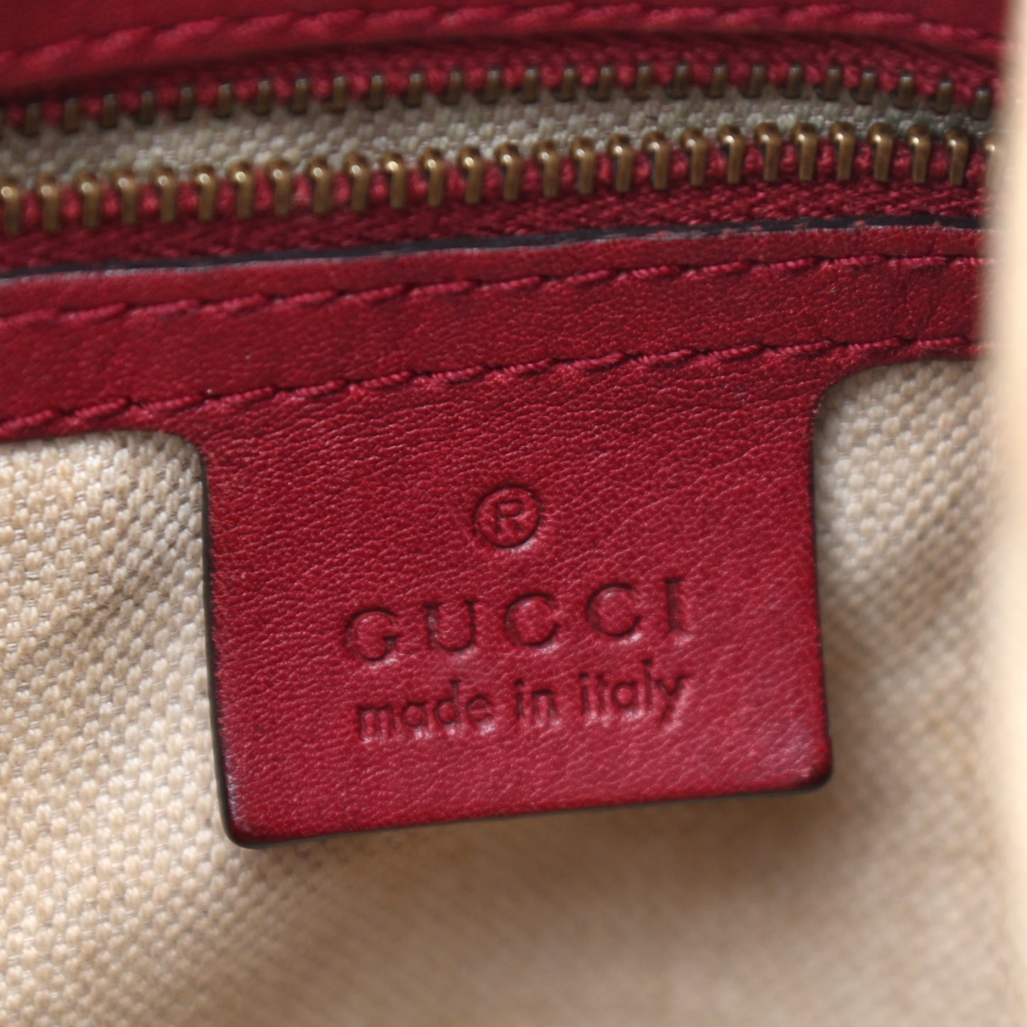 Monogram Small Miss GG Hobo Red