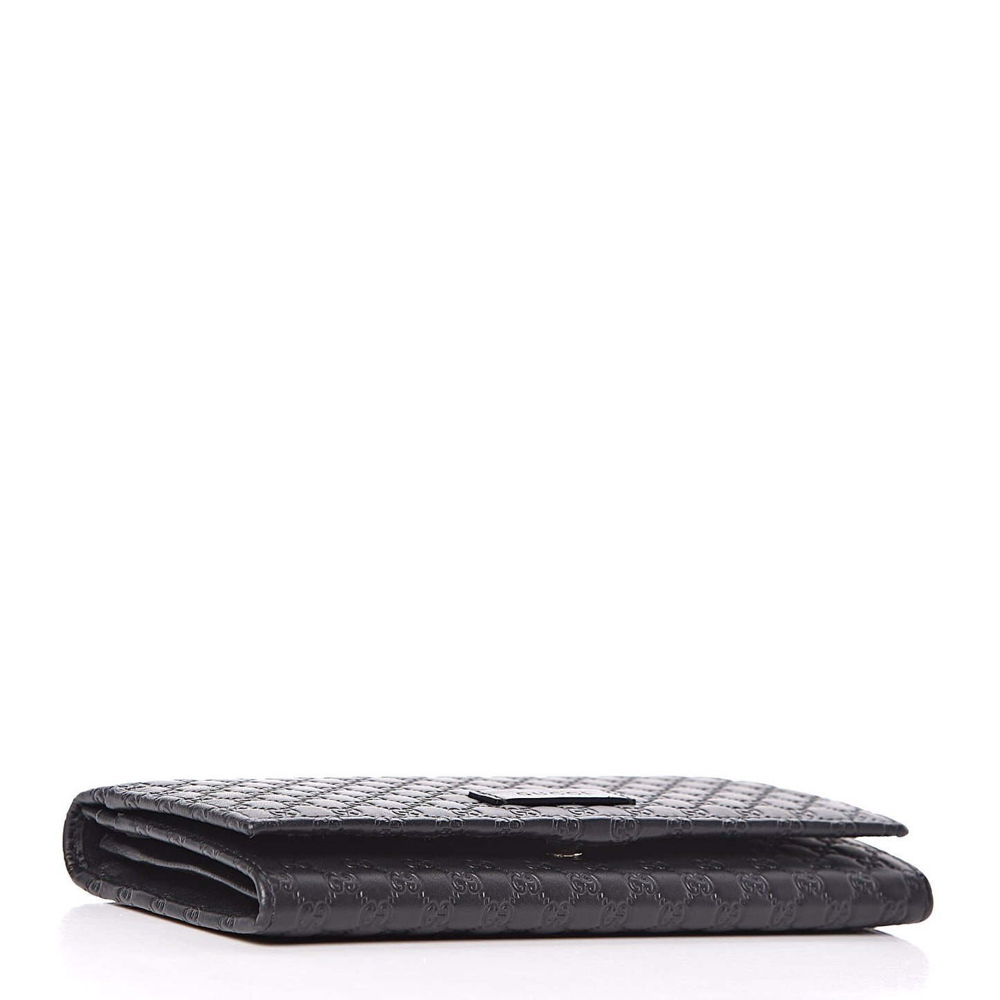 Soft Microguccissima Continental Wallet Black
