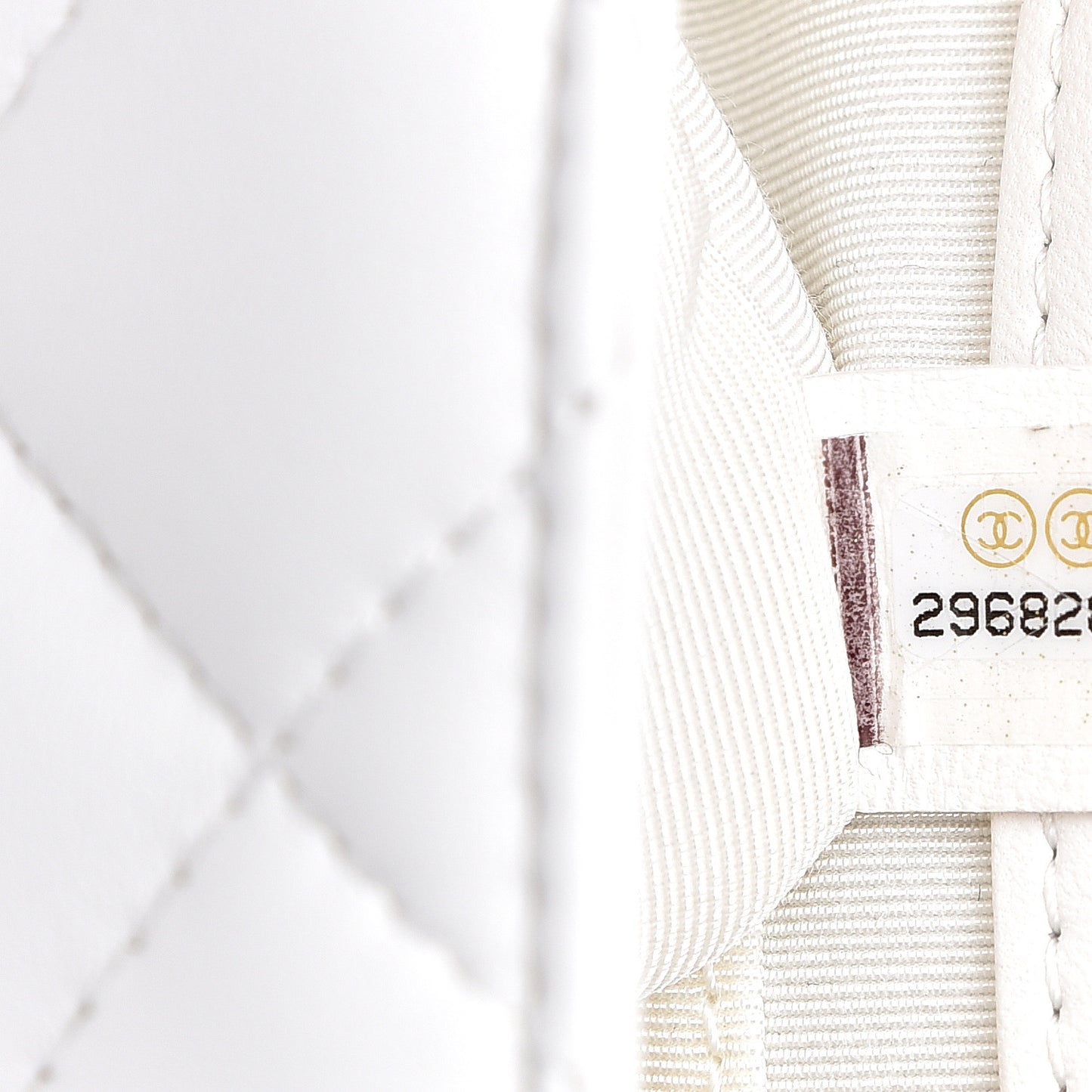 Lambskin Quilted Small My Precious Flap White