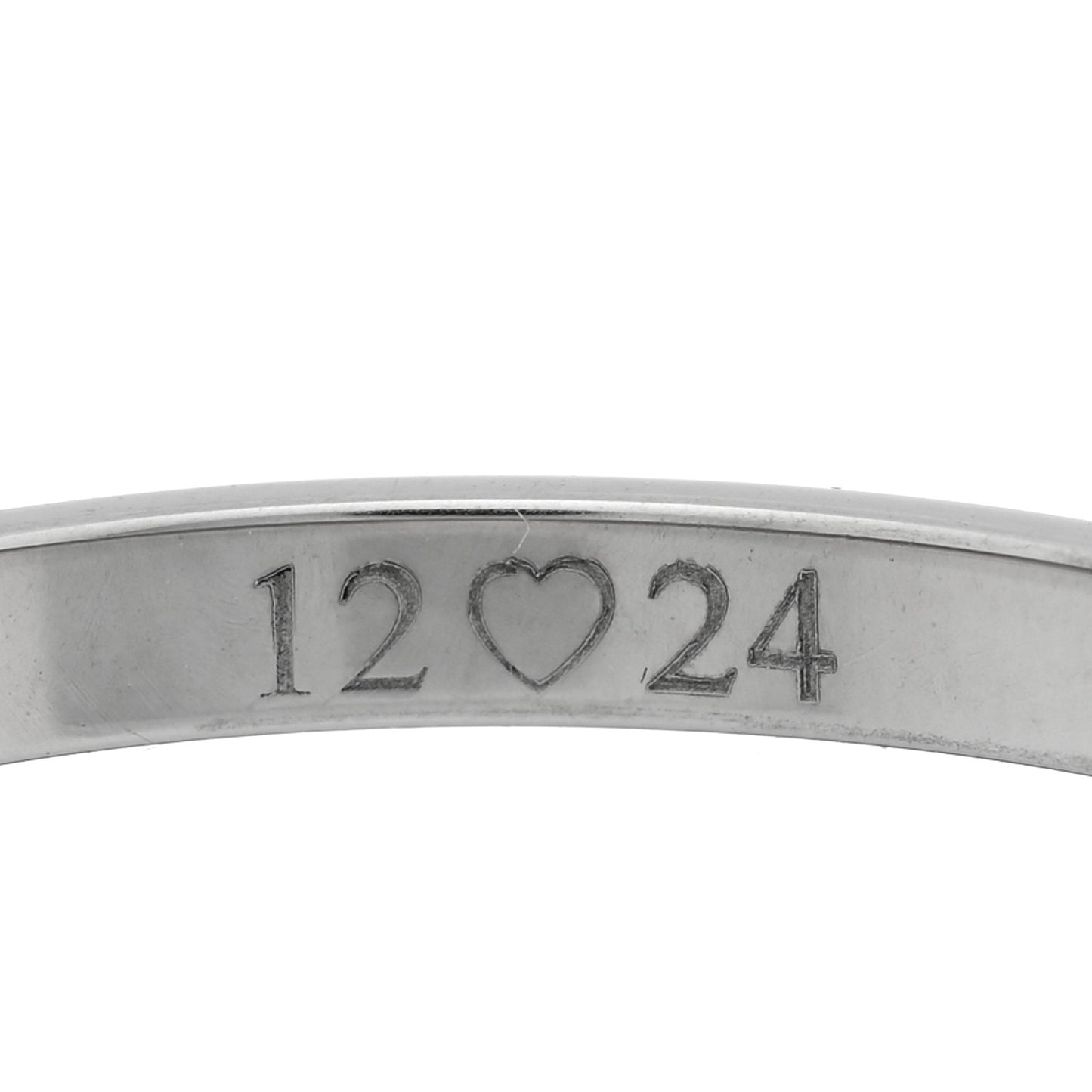 Platinum 2mm 1895 Wedding Band Ring 55 7.25