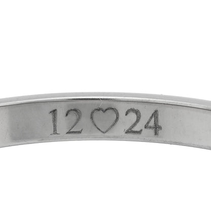 Cartier Platinum 2mm 1895 Wedding Band Ring 55 7.25 4 of 6