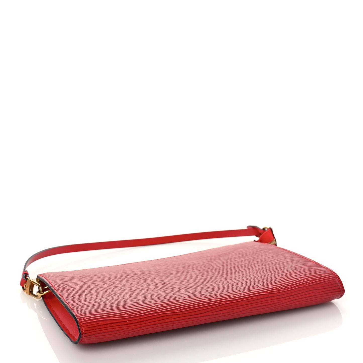 Epi Pochette Accessories 24 Castillan Red