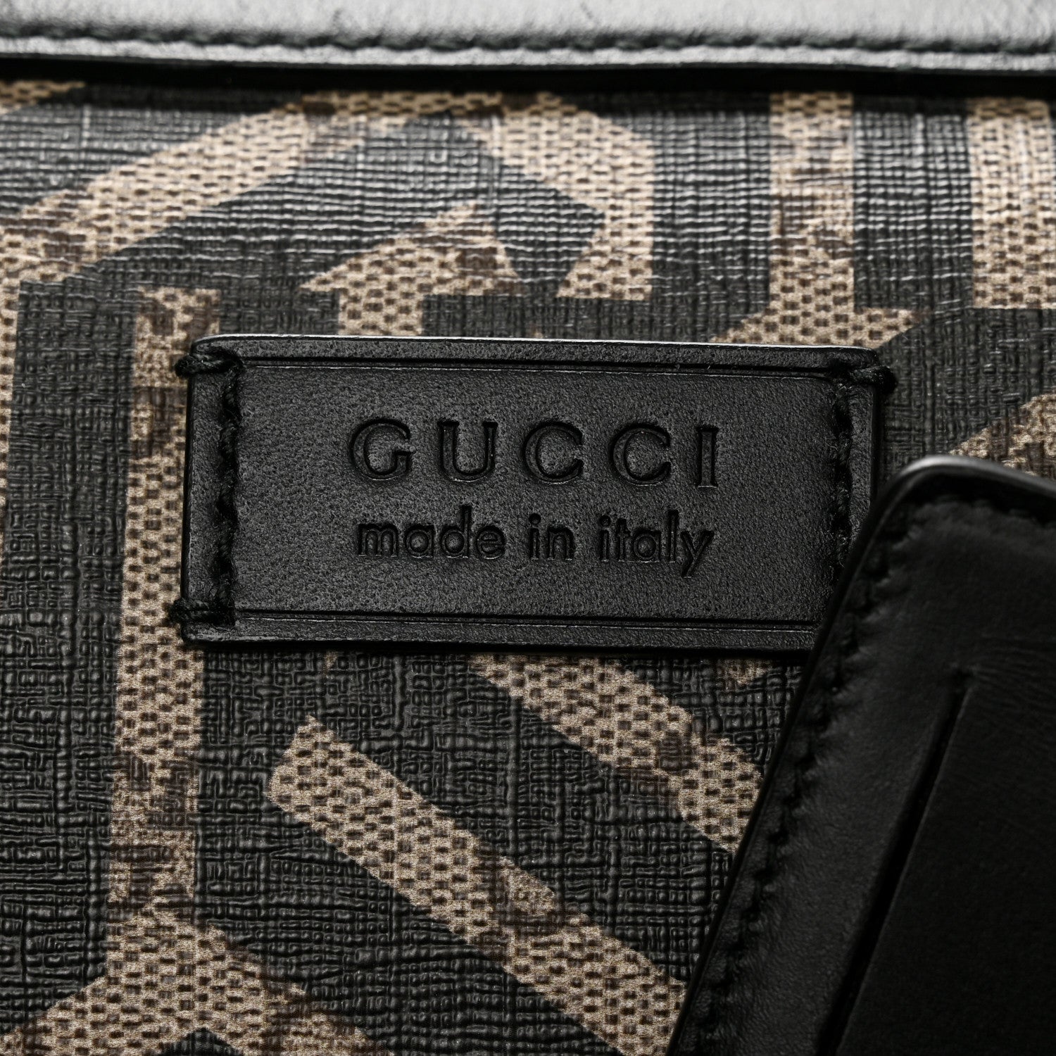Gucci GG Supreme Monogram Caleido Medium Duffle Black 5 of 11
