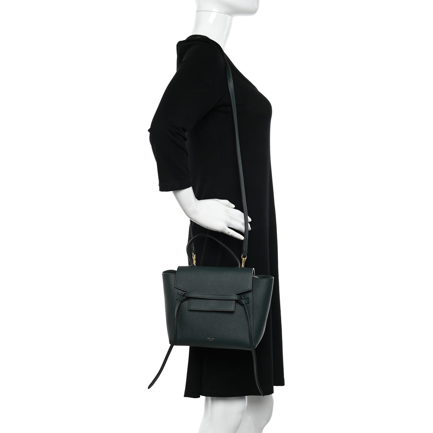 Grained Calfskin Nano Belt Bag Amazone