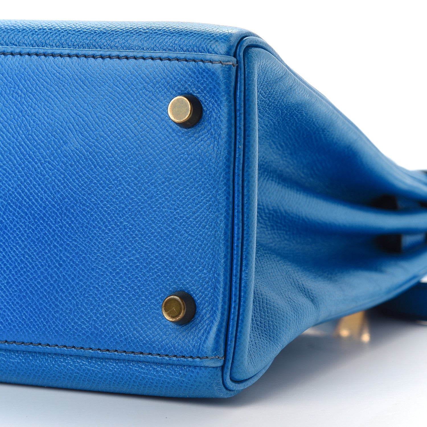 Hermes Courchevel Kelly Retourne 32 Bleu France 9 of 18