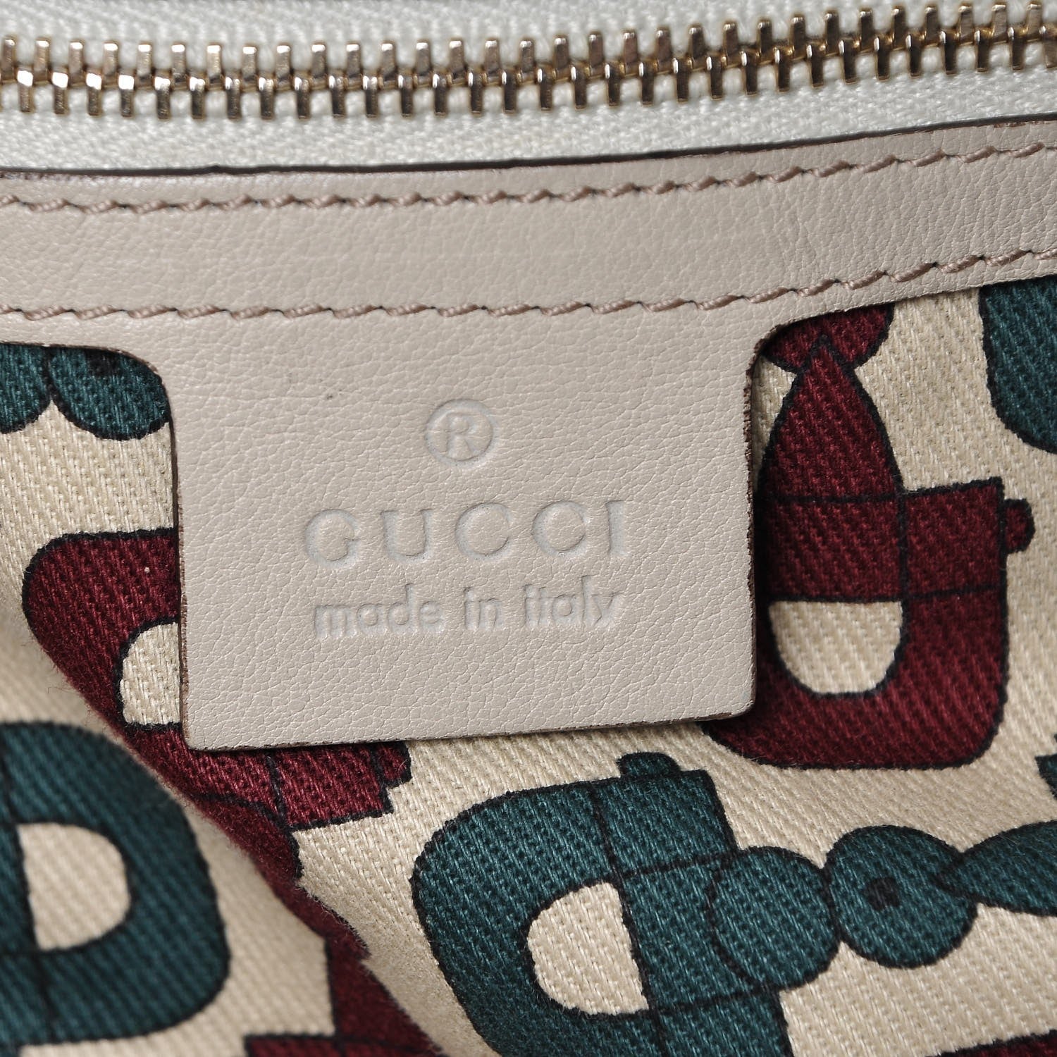 Gucci Guccissima Medium Pelham Shoulder Bag Off White 7 of 10