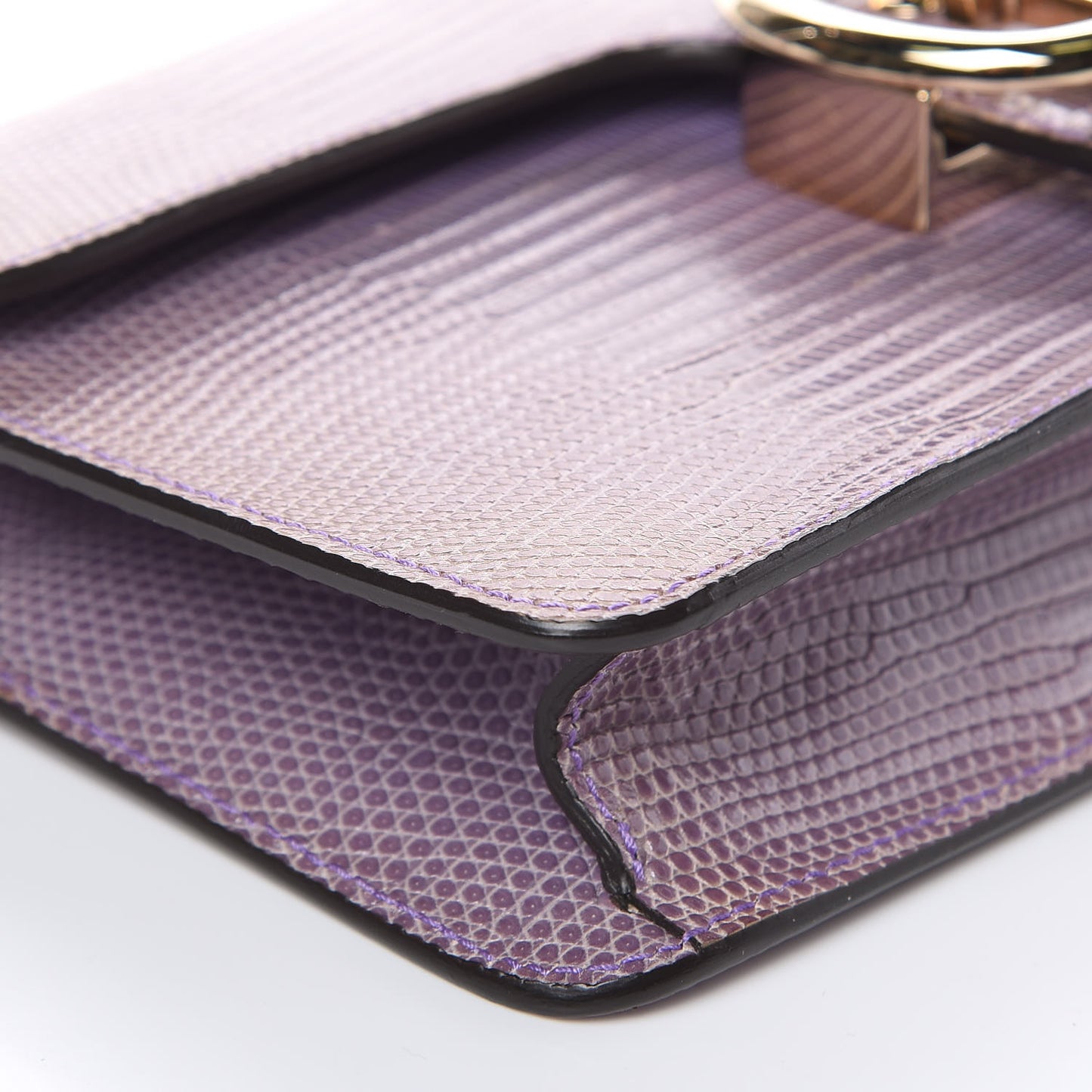 Lizard 1973 Chain Shoulder Bag Purple