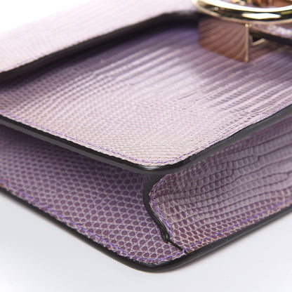 Gucci Lizard 1973 Chain Shoulder Bag Purple 7 of 13