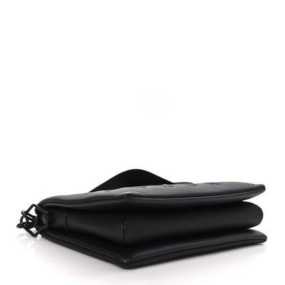 Louis Vuitton Matte Lambskin Embossed Monogram Black Out Coussin PM All Black 4 of 12