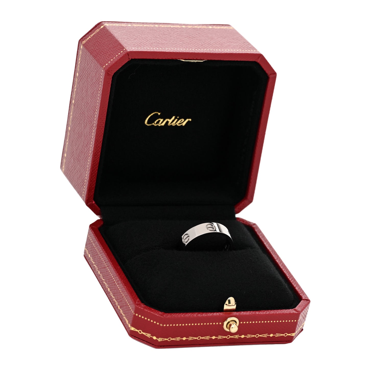 18K White Gold 5.5mm LOVE Ring 60 9.25
