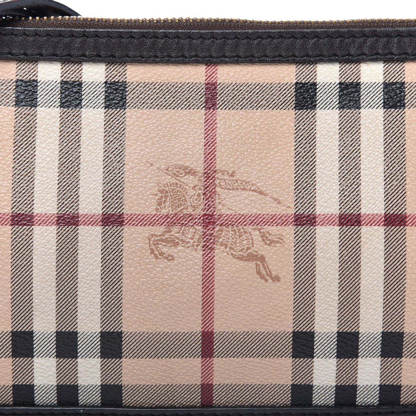 Haymarket Check Small Peyton Crossbody Clutch Bag Black