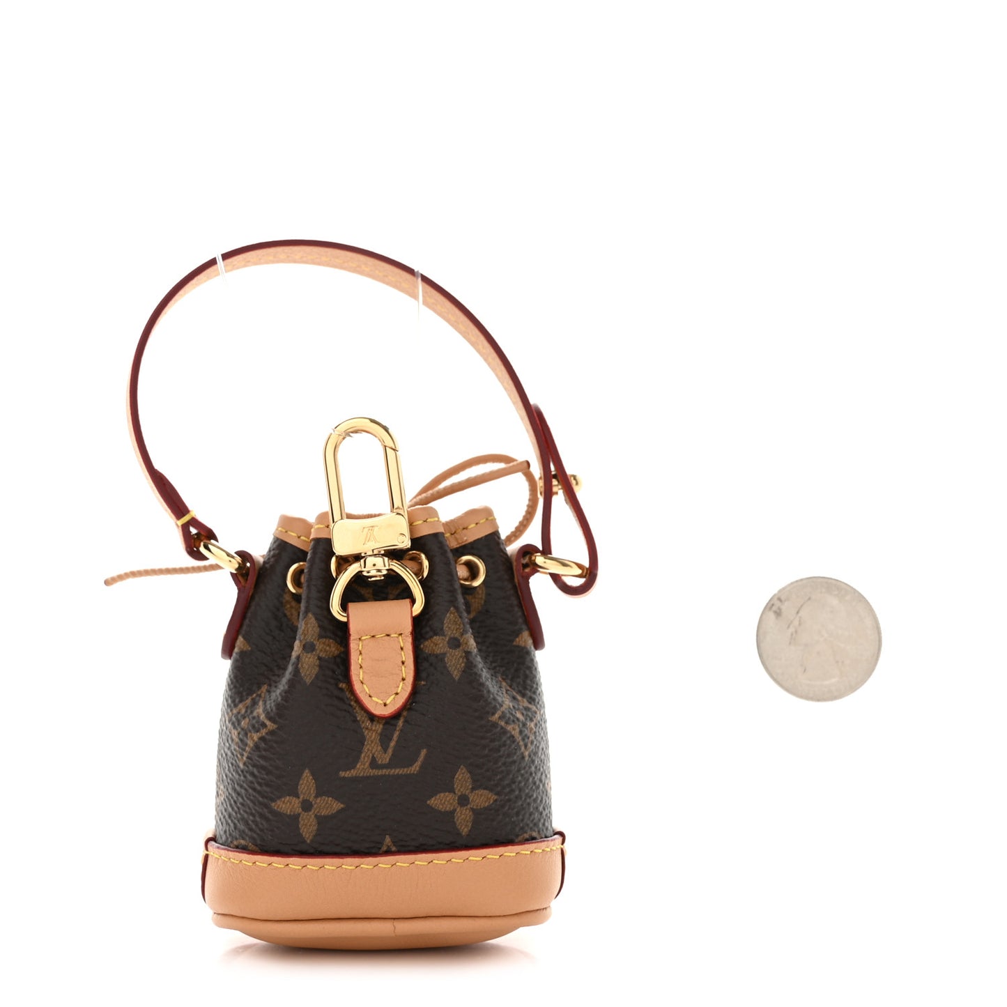 Monogram Micro Noe Bag Charm Key Ring