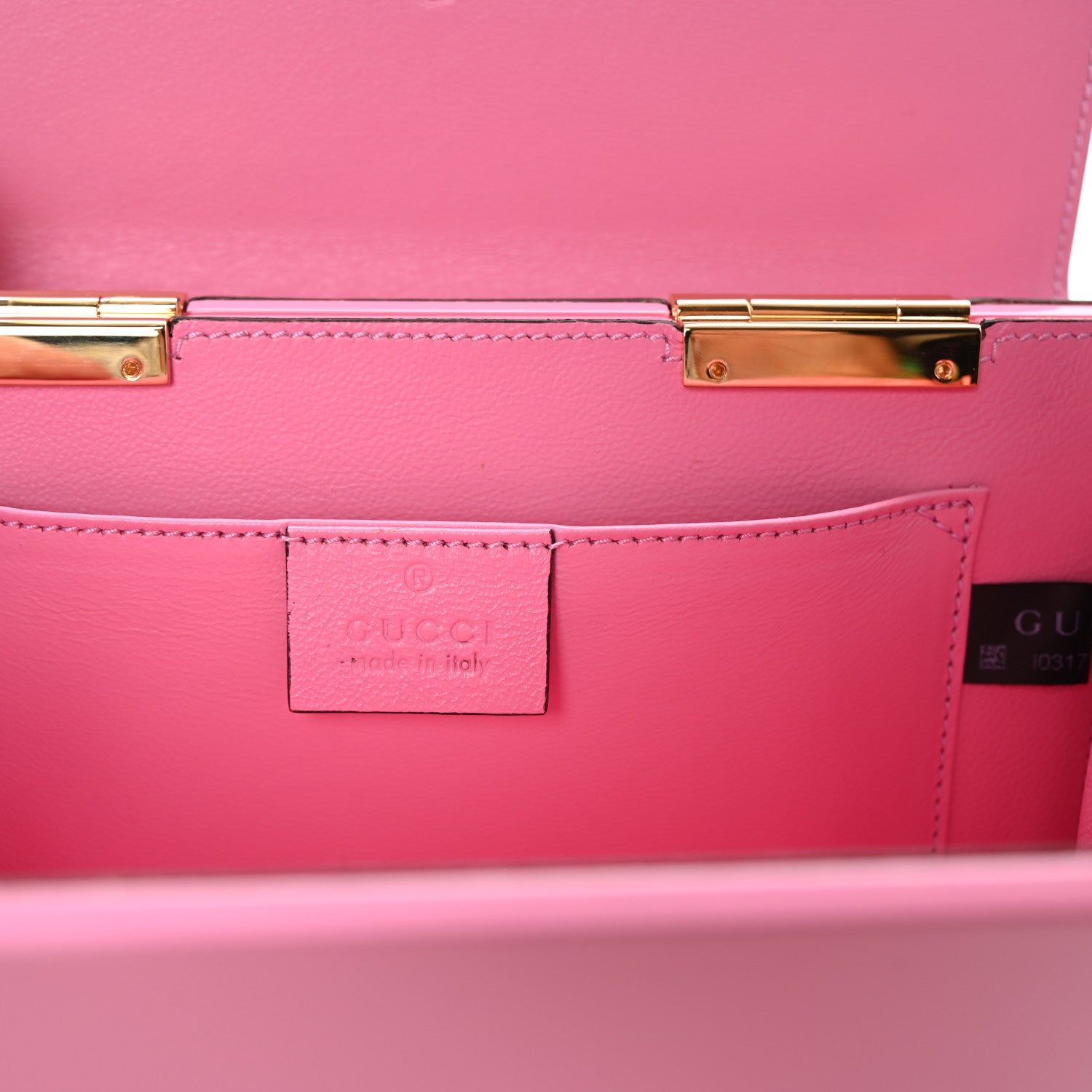Gucci Plexiglass Mini Sylvie 1969 Top Handle Bag Pink 6 of 10