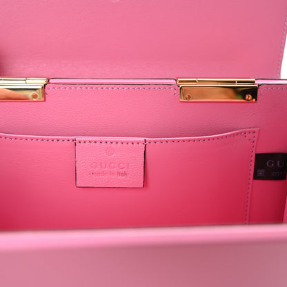 Gucci Plexiglass Mini Sylvie 1969 Top Handle Bag Pink 6 of 10