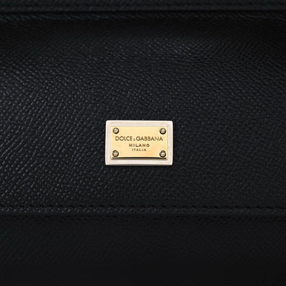 Dolce & Gabbana Dauphine Small Miss Sicily Satchel Black 7 of 9